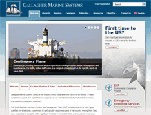 Tablet Screenshot of gallaghermarine.com